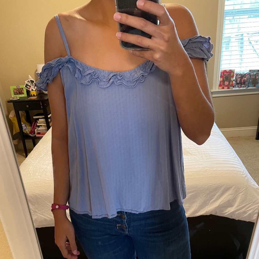 Gianni Bini Frilly Top